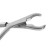 Kleszcze do trzymania kości ULRICH, zagięte, długość 28cm